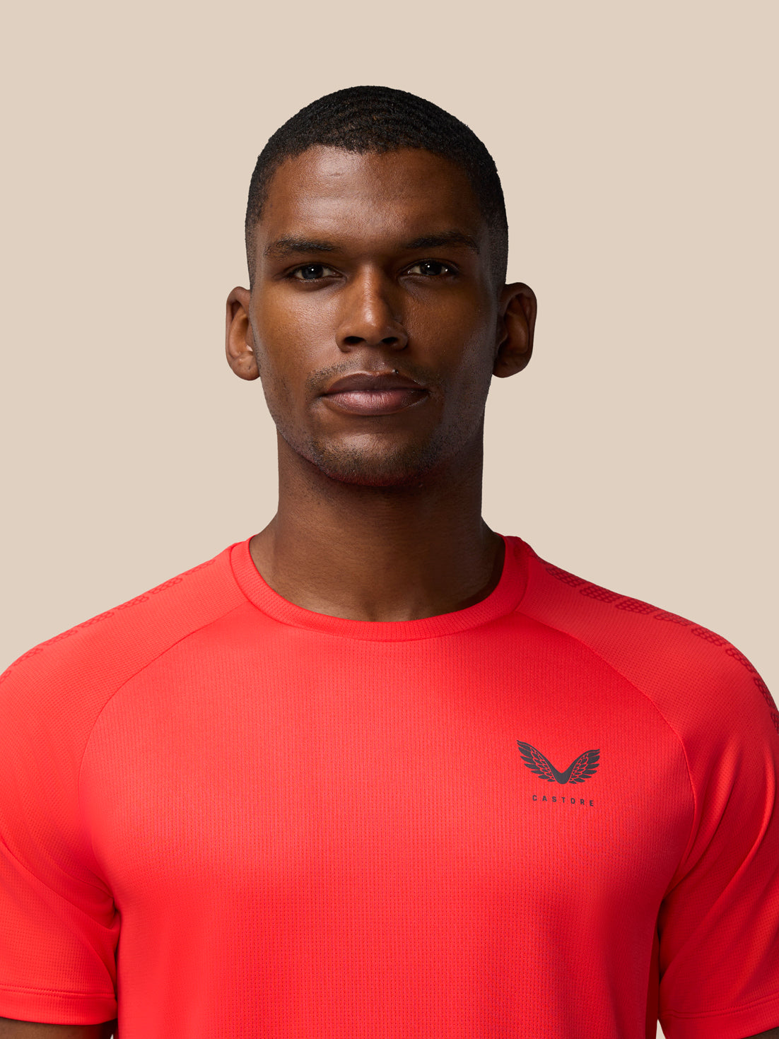 Flow Training Muscle Grip T-Shirt - Poppy