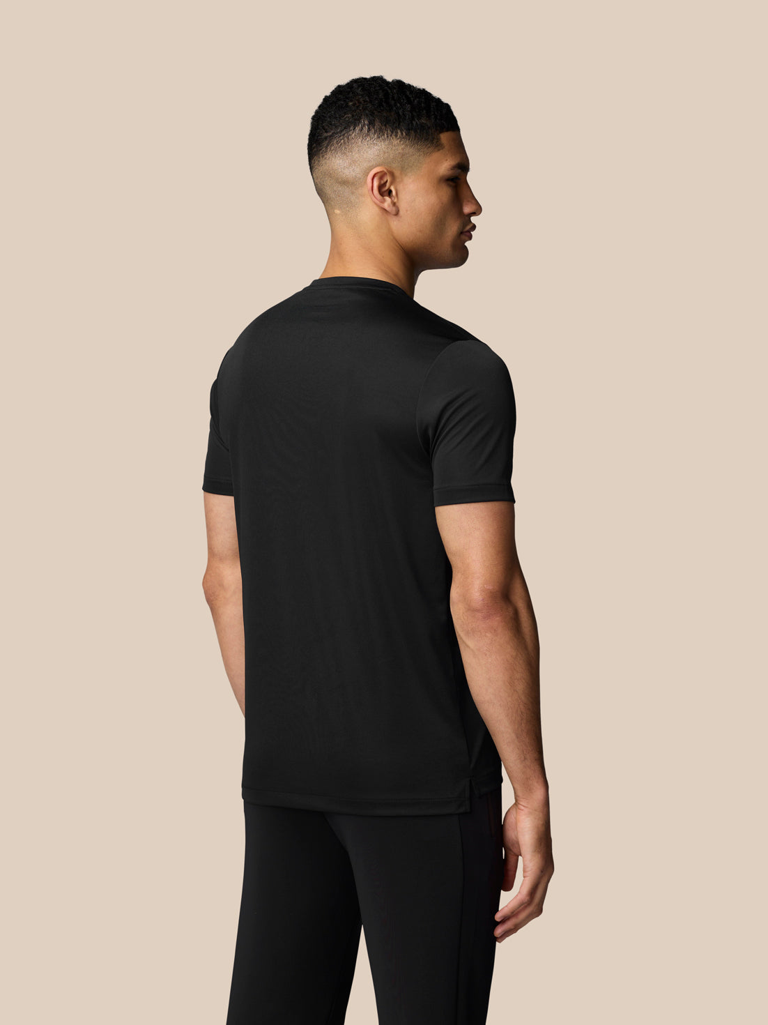 Graphic Training T-Shirt - Black - Black/White