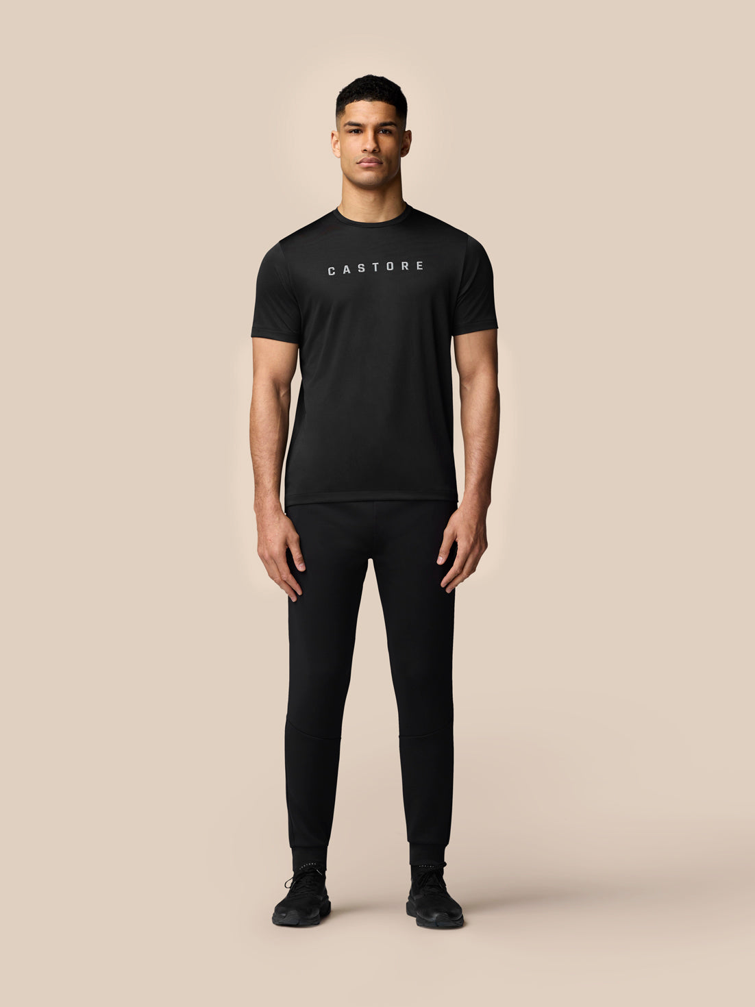 Graphic Training T-Shirt - Black - Black/White
