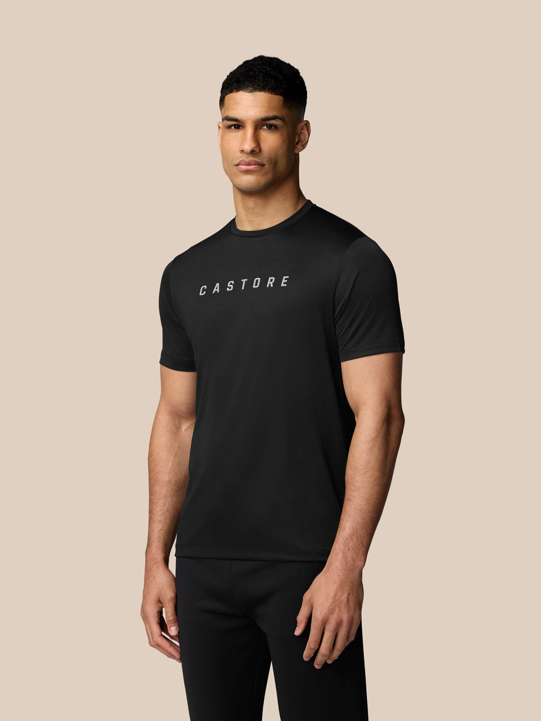 Graphic Training T-Shirt - Black - Black/White