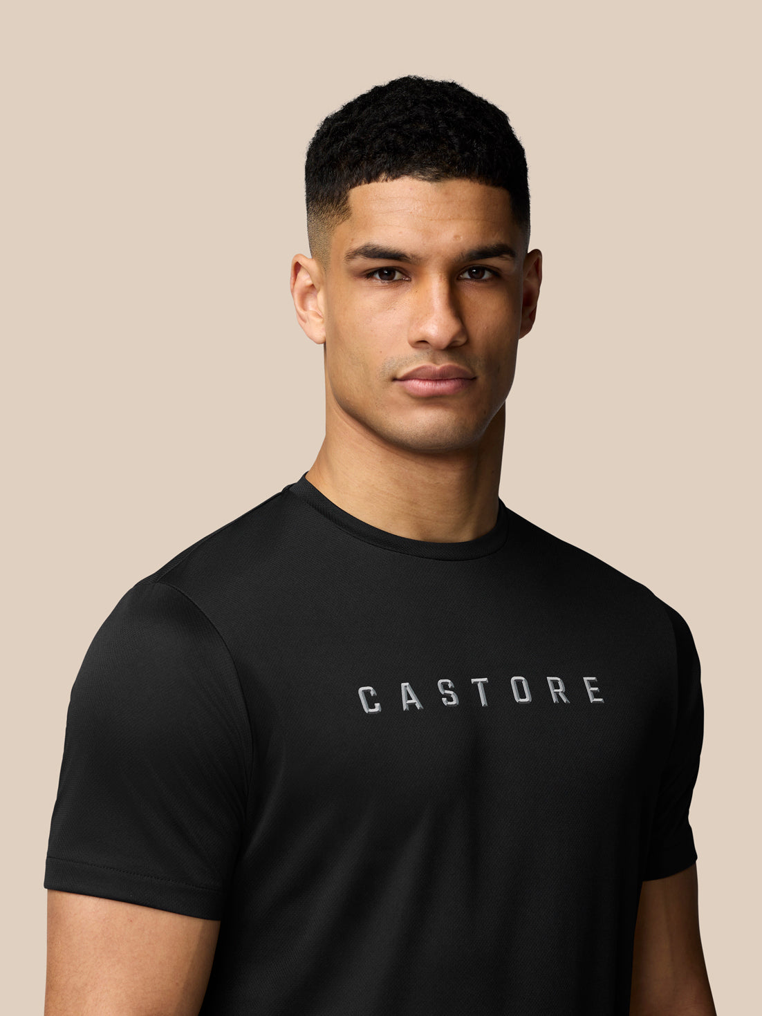 Graphic Training T-Shirt - Black - Black/White
