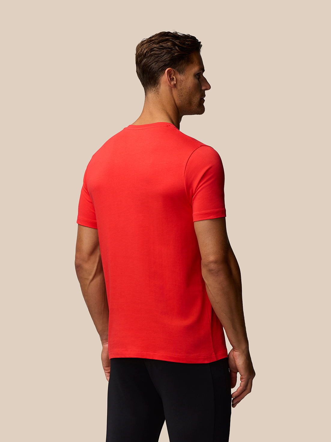 Graphic Training T-Shirt - Poppy Red - Poppy Red/White