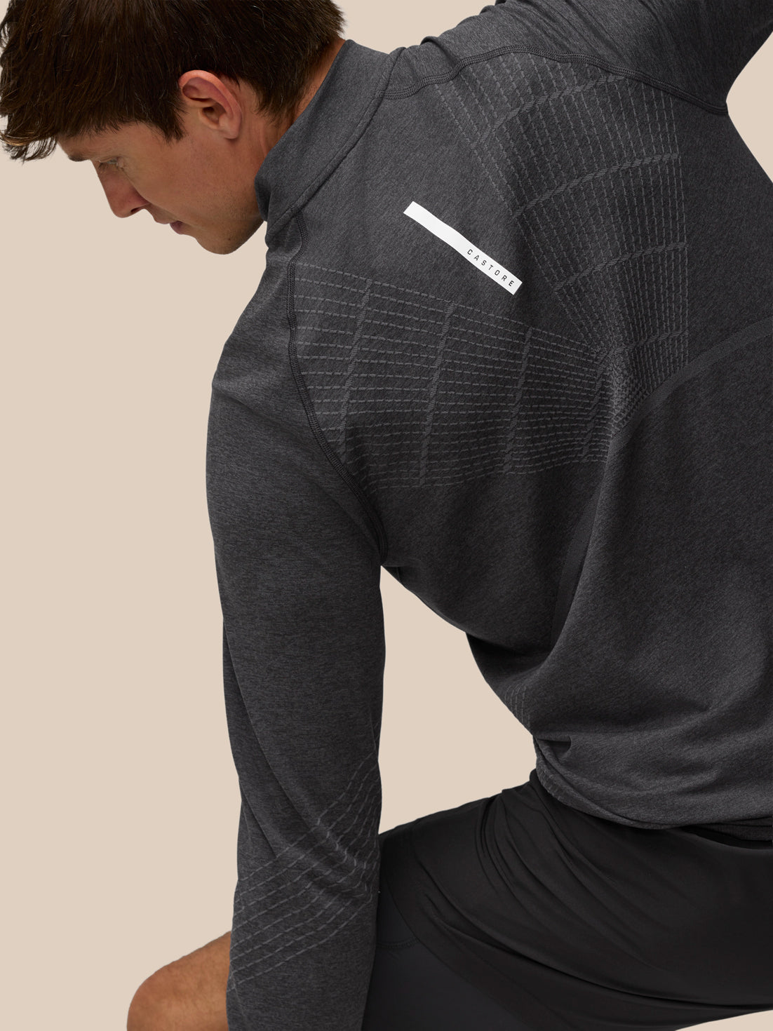 Flow Training 1/4 Zip Top - Black