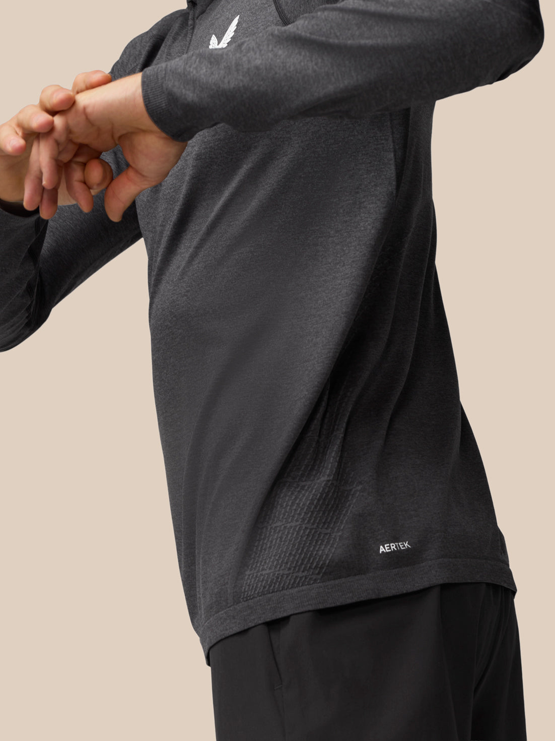 Flow Training 1/4 Zip Top - Black