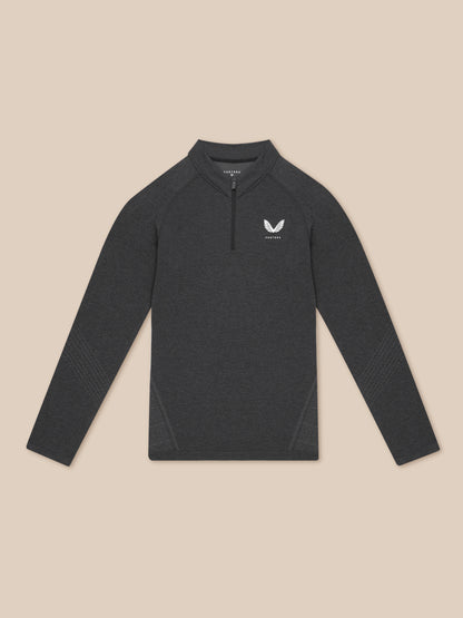 Flow Training 1/4 Zip Top - Black