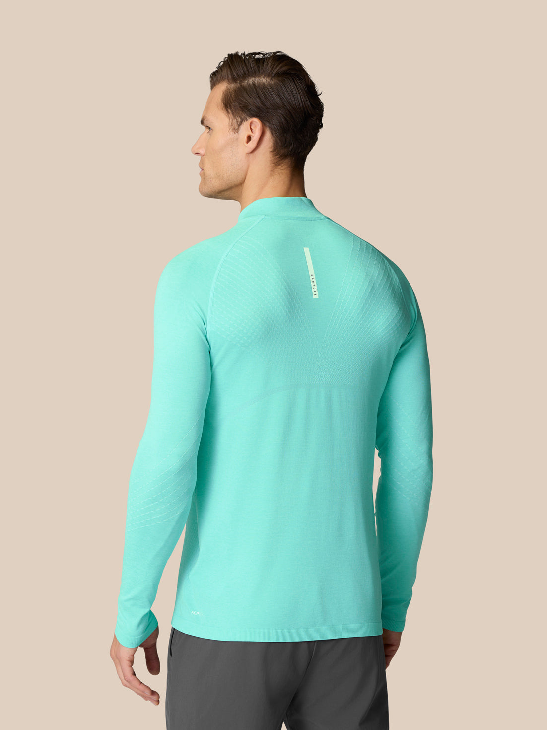 Flow Training 1/4 Zip Top - Light Aqua - Light Aqua