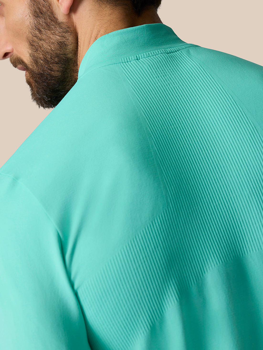 Zone Training 1/4 Zip Top - Light Aqua - Light Aqua