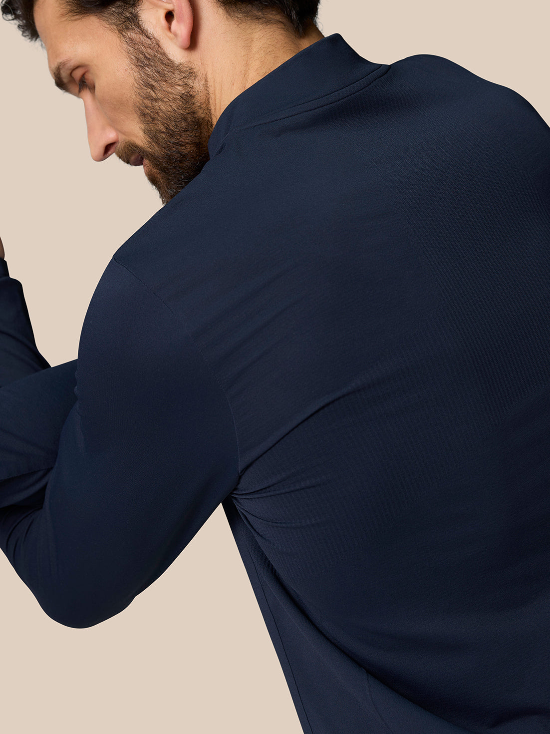 Zone Training 1/4 Zip Top - Midnight Navy - Midnight Navy