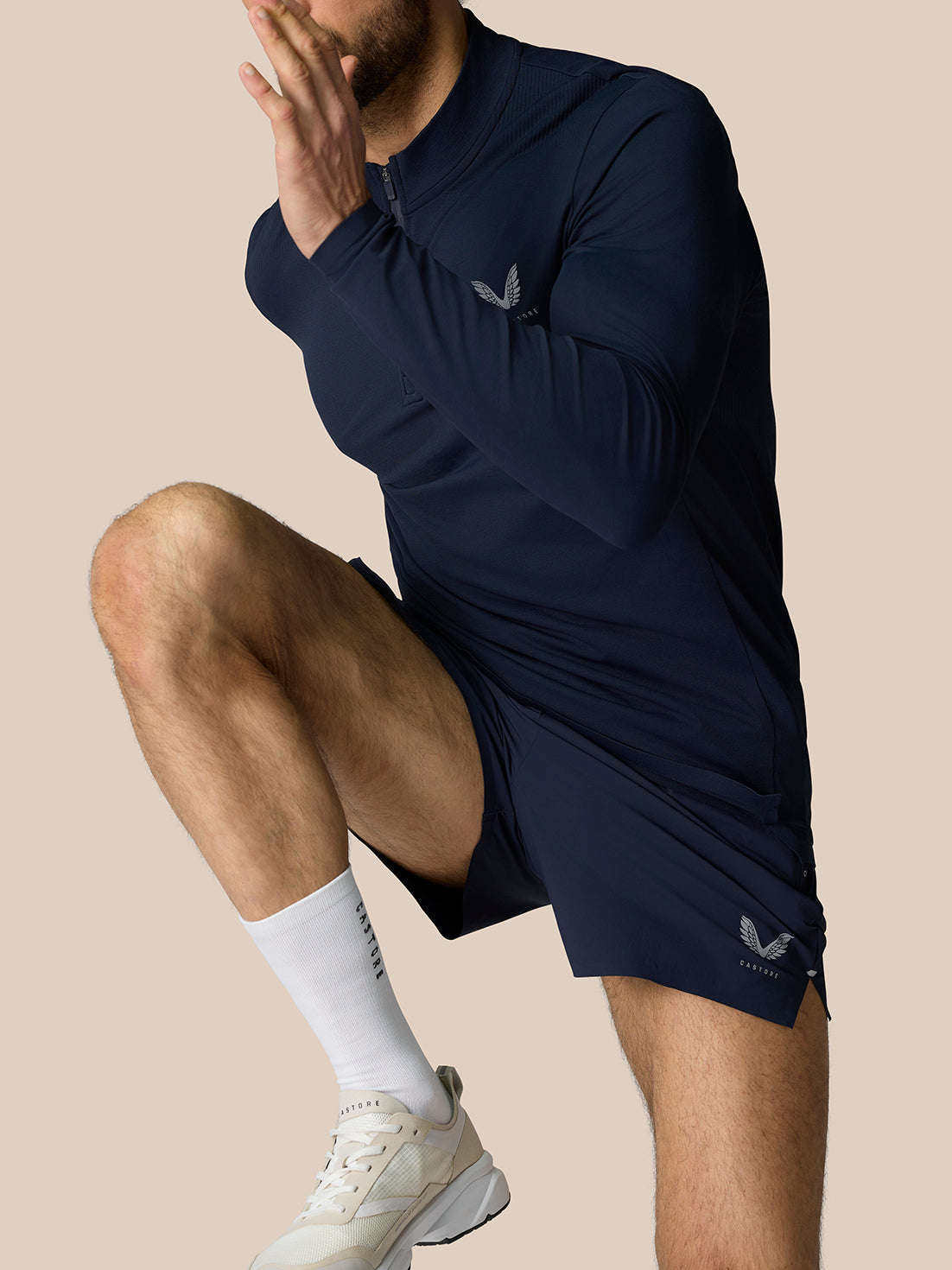 Zone Training 1/4 Zip Top - Midnight Navy - Midnight Navy