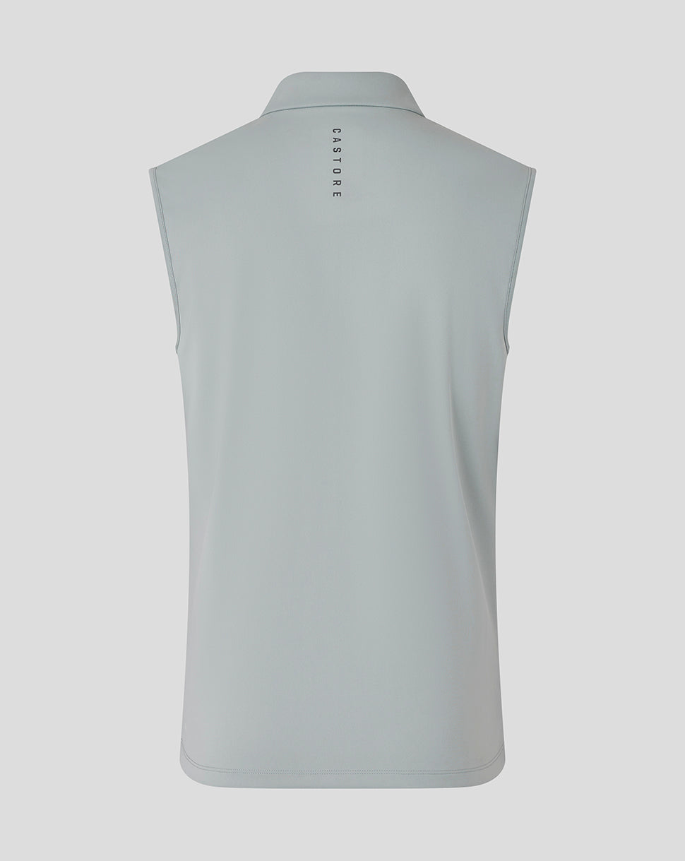 Majesticks Classic Half Zip Gilet - Grey