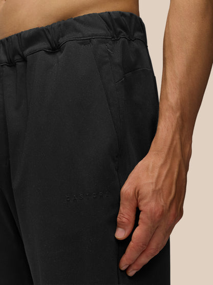 Elevated Lifestyle Tailored Trousers - Black