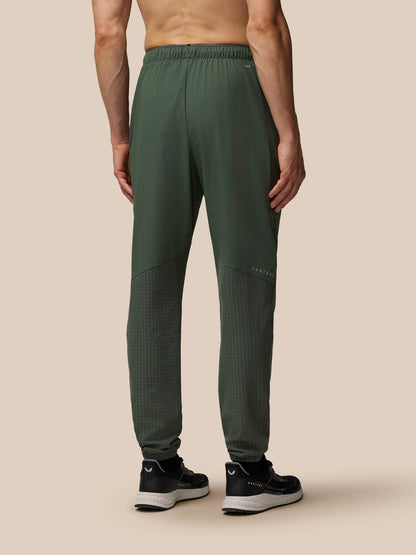 Flex Winterised Woven Joggers - Dark Green