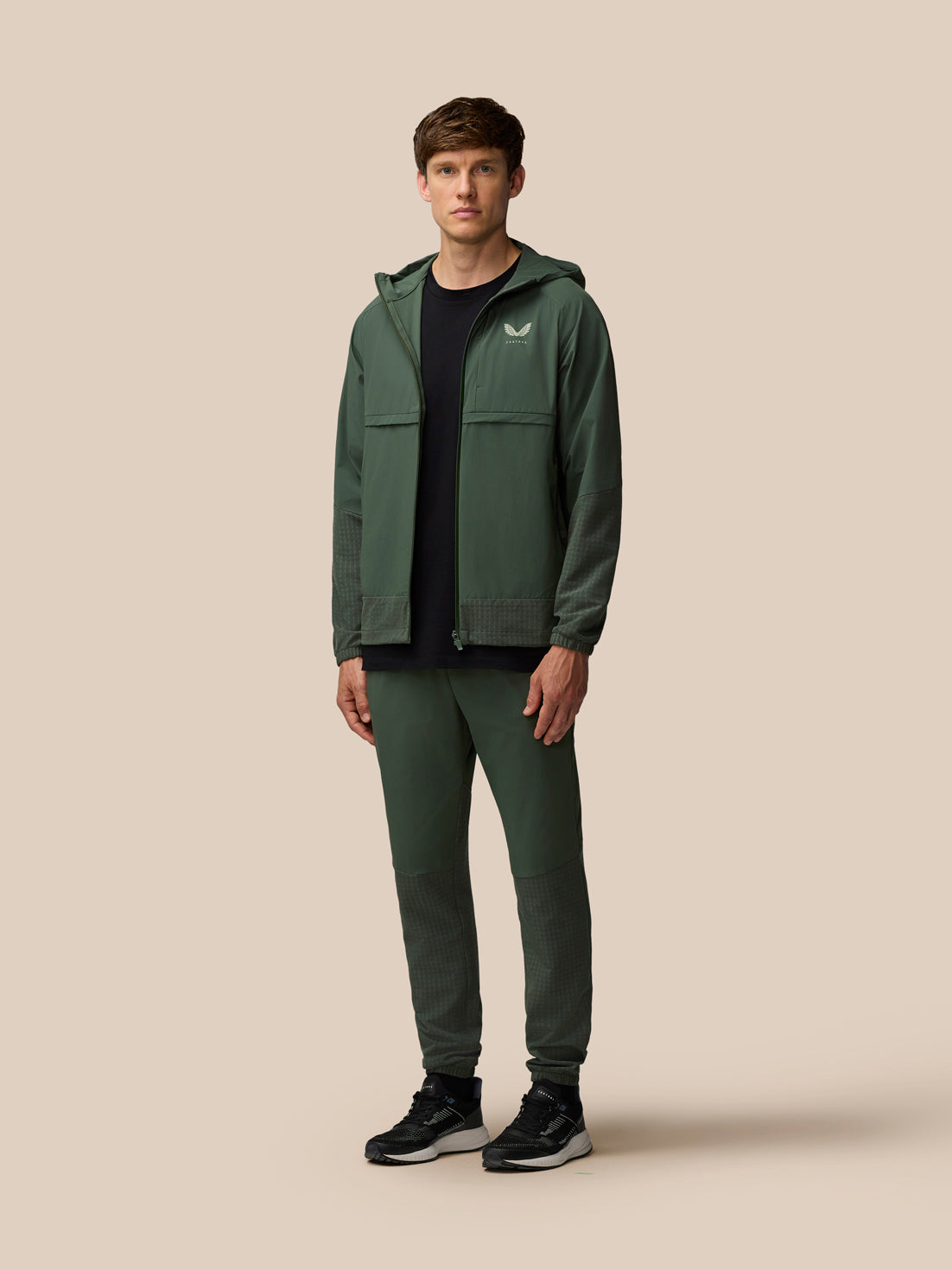 Flex Winterised Woven Joggers - Dark Green