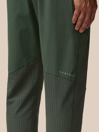 Flex Winterised Woven Joggers - Dark Green