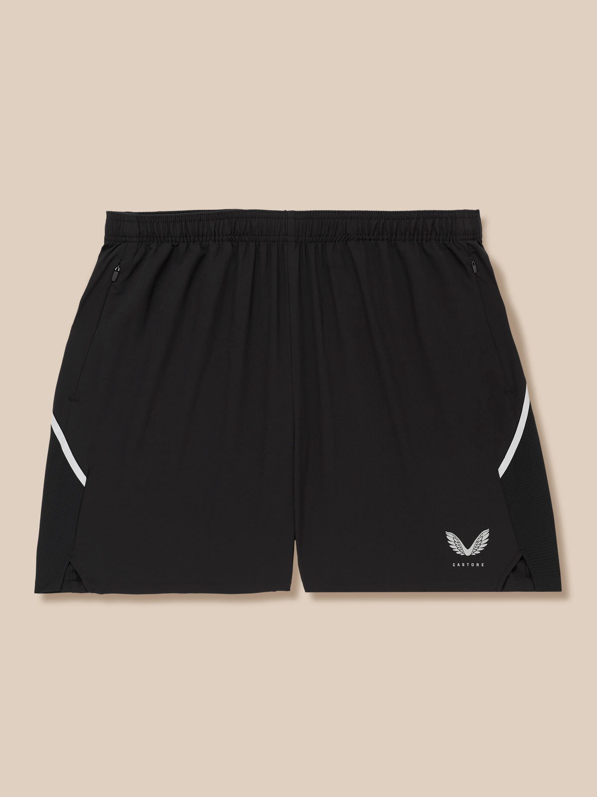 Apex Training 6” Shorts - Black - Black/Silver Reflective