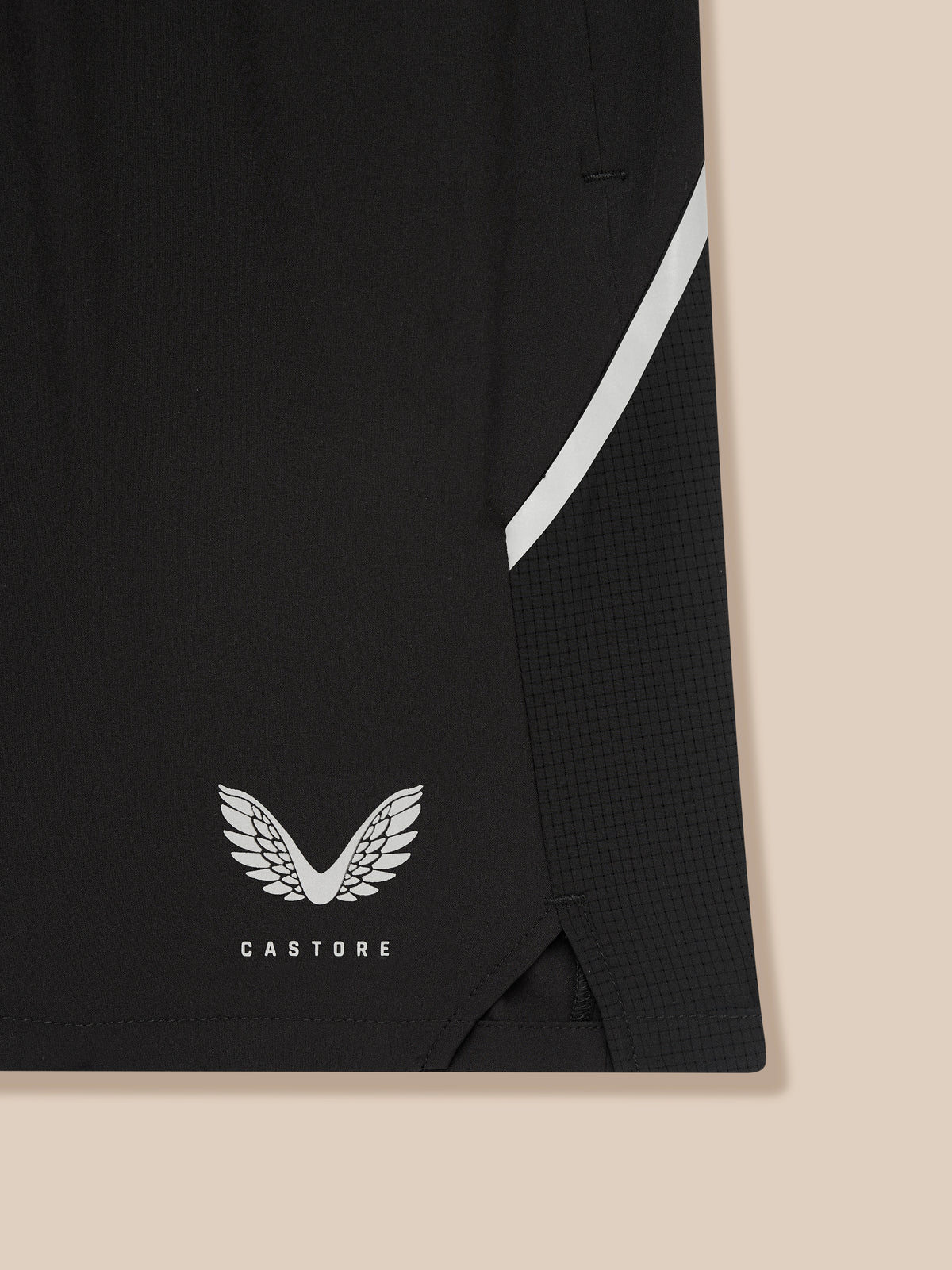 Apex Training 6” Shorts - Black - Black/Silver Reflective