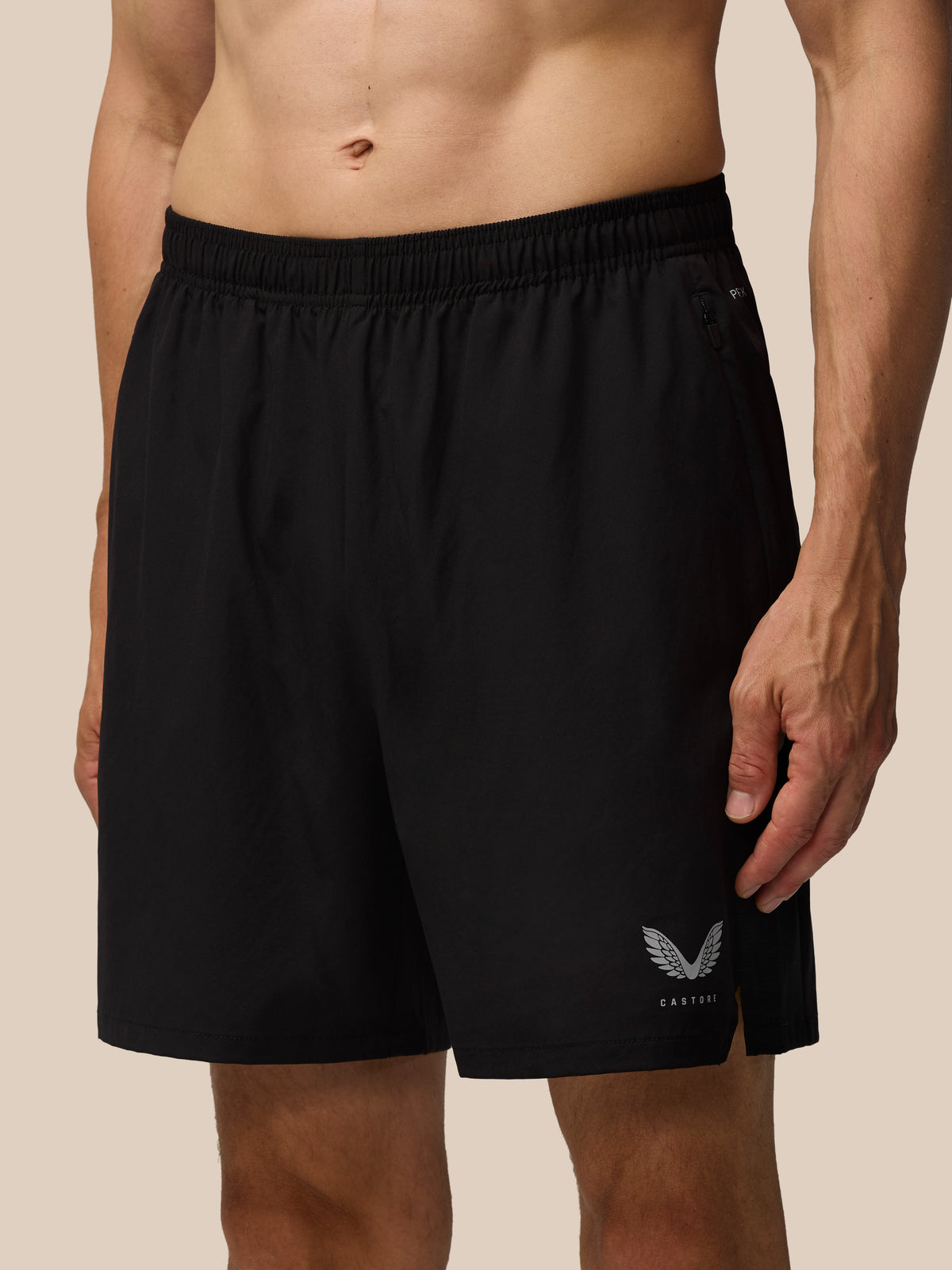 Apex Training 6” Shorts - Black - Black/Silver Reflective