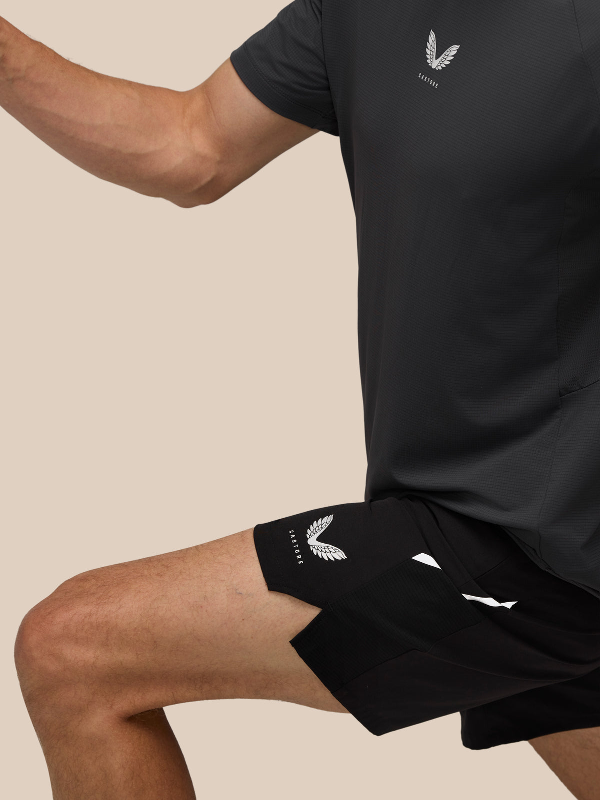 Apex Training 6” Shorts - Black - Black/Silver Reflective