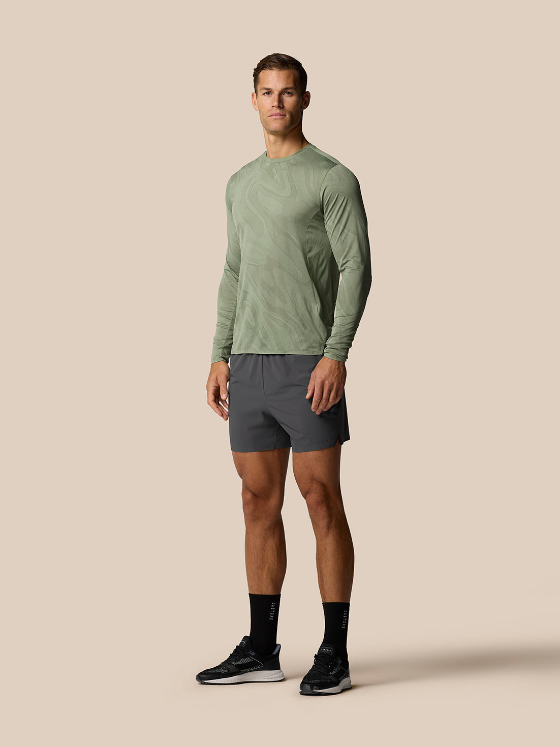 Zone Training LVS 5" Shorts - Gunmetal/ Black Reflective