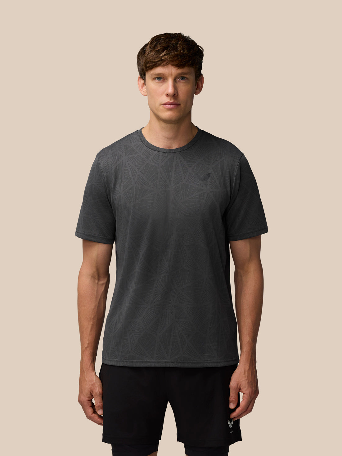 Flow Training Engineered Knit T-Shirt - Black