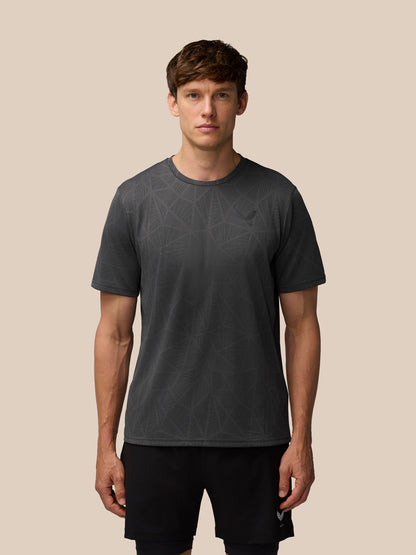 Flow Training Engineered Knit T-Shirt - Black