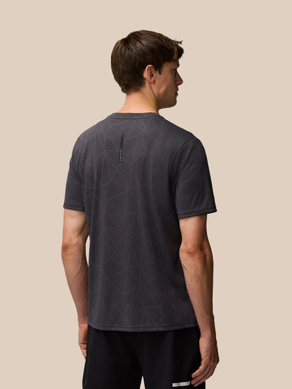 Flow Training Engineered Knit T-Shirt - Black