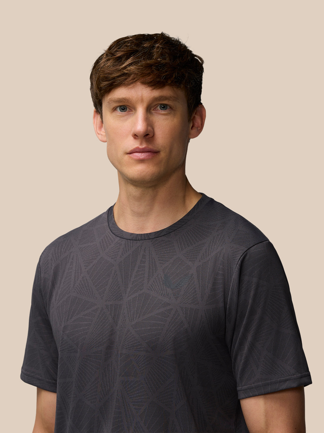 Flow Training Engineered Knit T-Shirt - Black - Black/Black