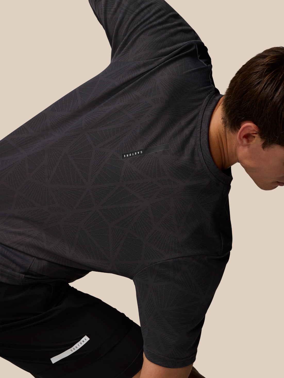 Flow Training Engineered Knit T-Shirt - Black