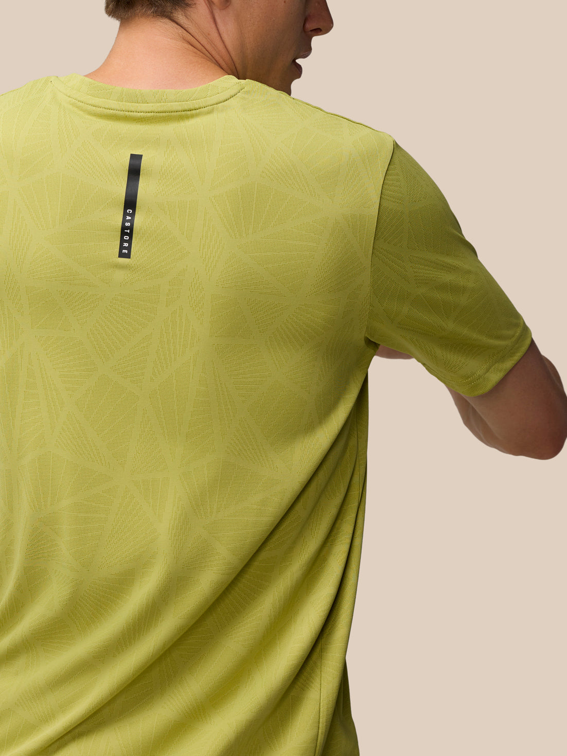 Flow Training Engineered Knit T-Shirt - Mustard/Black