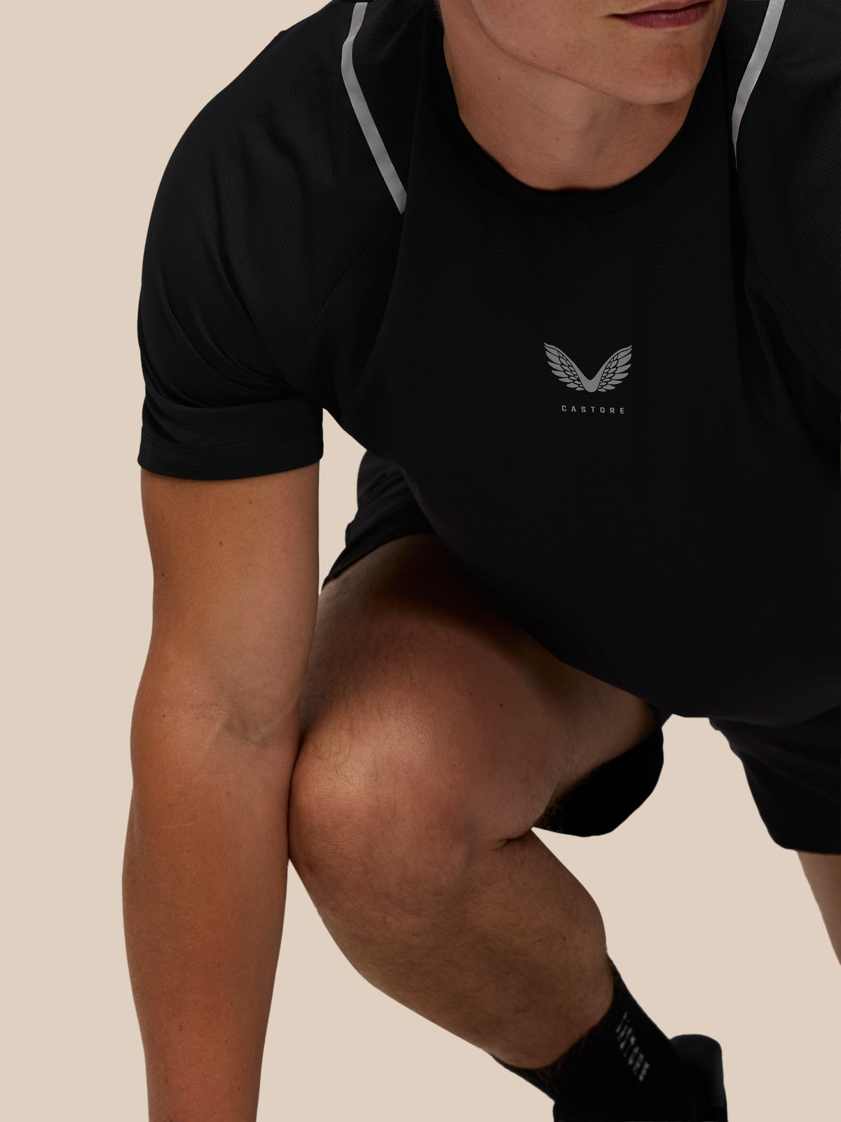 Apex Training T-Shirt - Black - Black/Silver Reflective