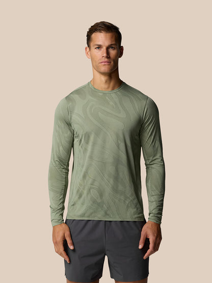 Zone Training LVS Long Sleeve Top - Thyme