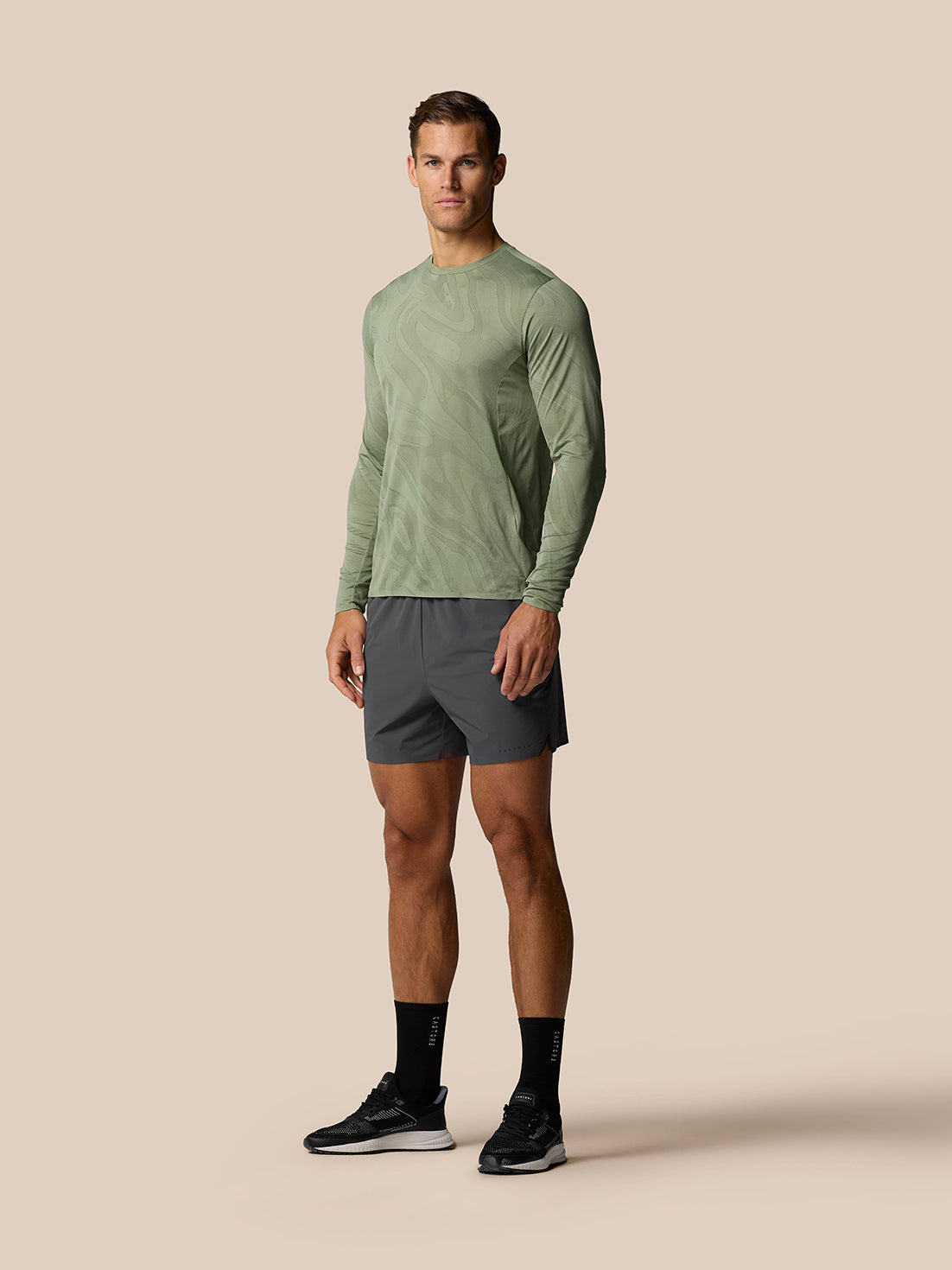 Zone Training LVS Long Sleeve Top - Thyme - Thyme