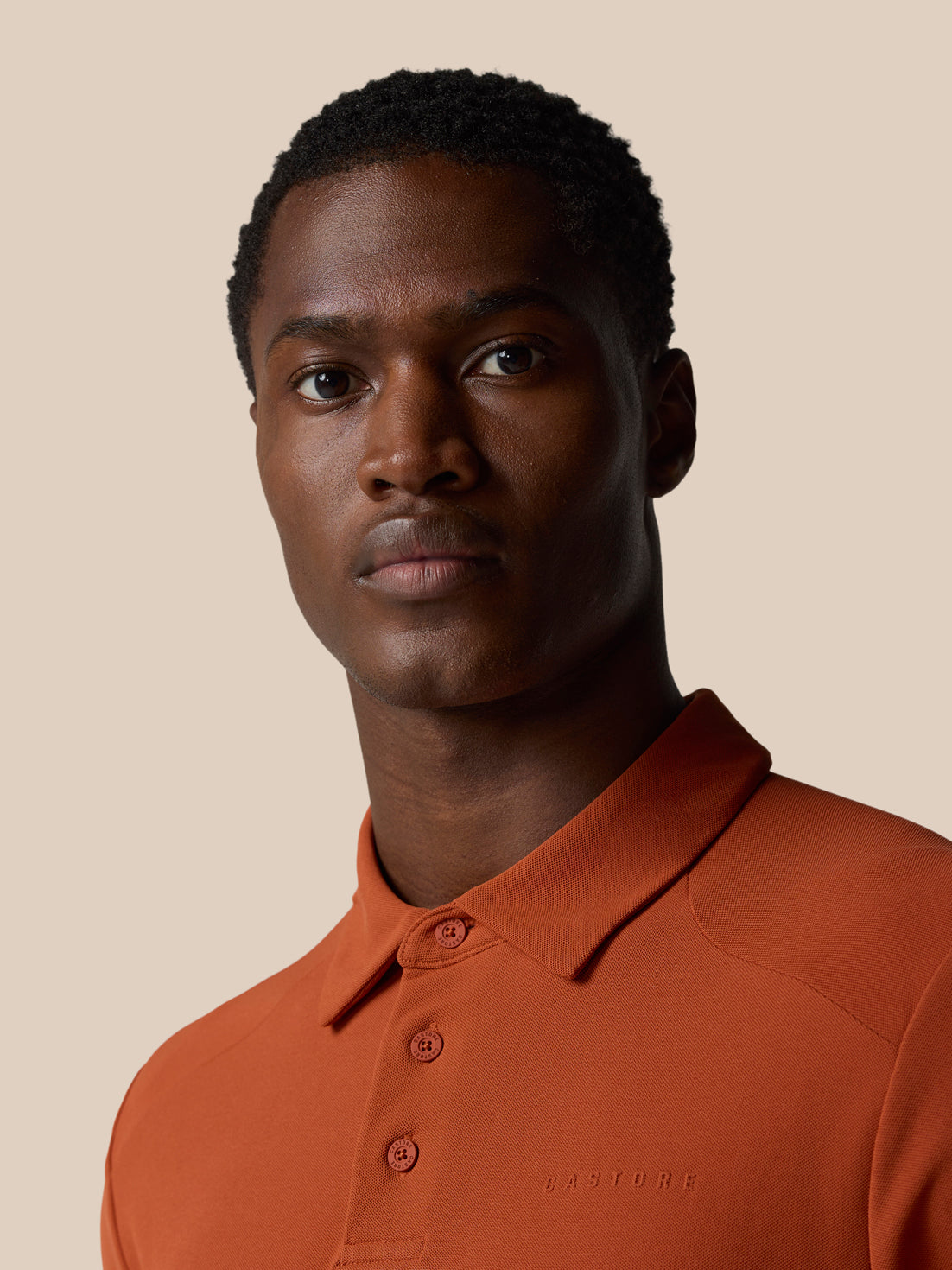 Elevated Lifestyle Polo Top - Dark Rust - Dark Rust/Dark Rust