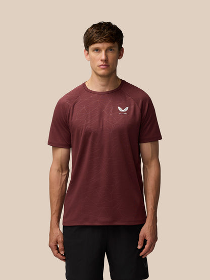 Adapt Training T-Shirt - Plum/Mint