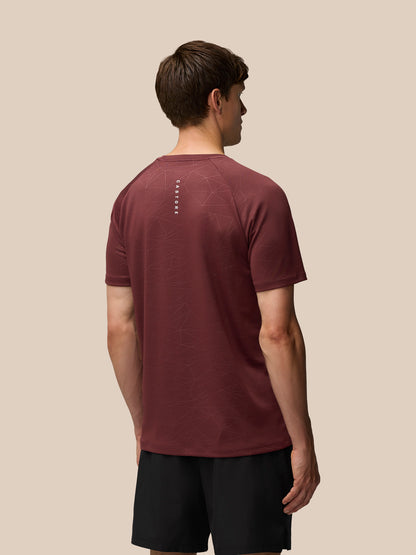 Adapt Training T-Shirt - Plum/Mint