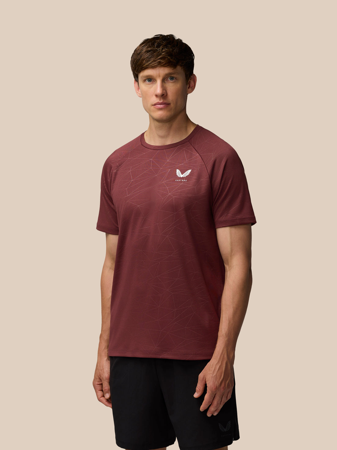 Adapt Training T-Shirt - Plum/Mint
