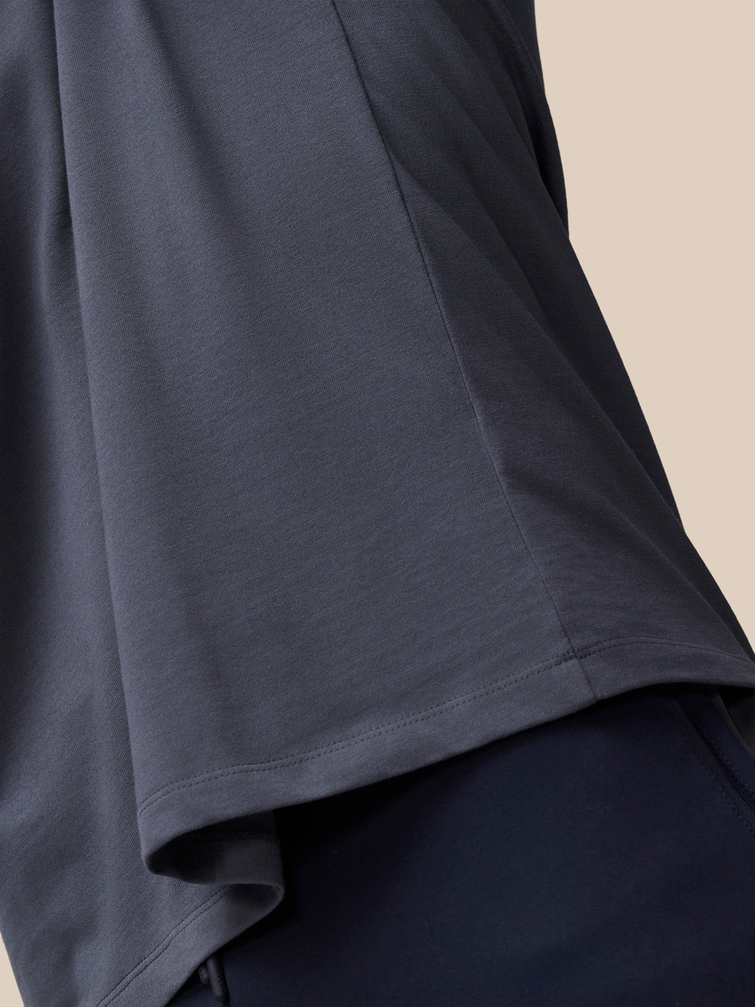 Flex Cotton T-Shirt- Pewter/Alloy - Pewter/Alloy
