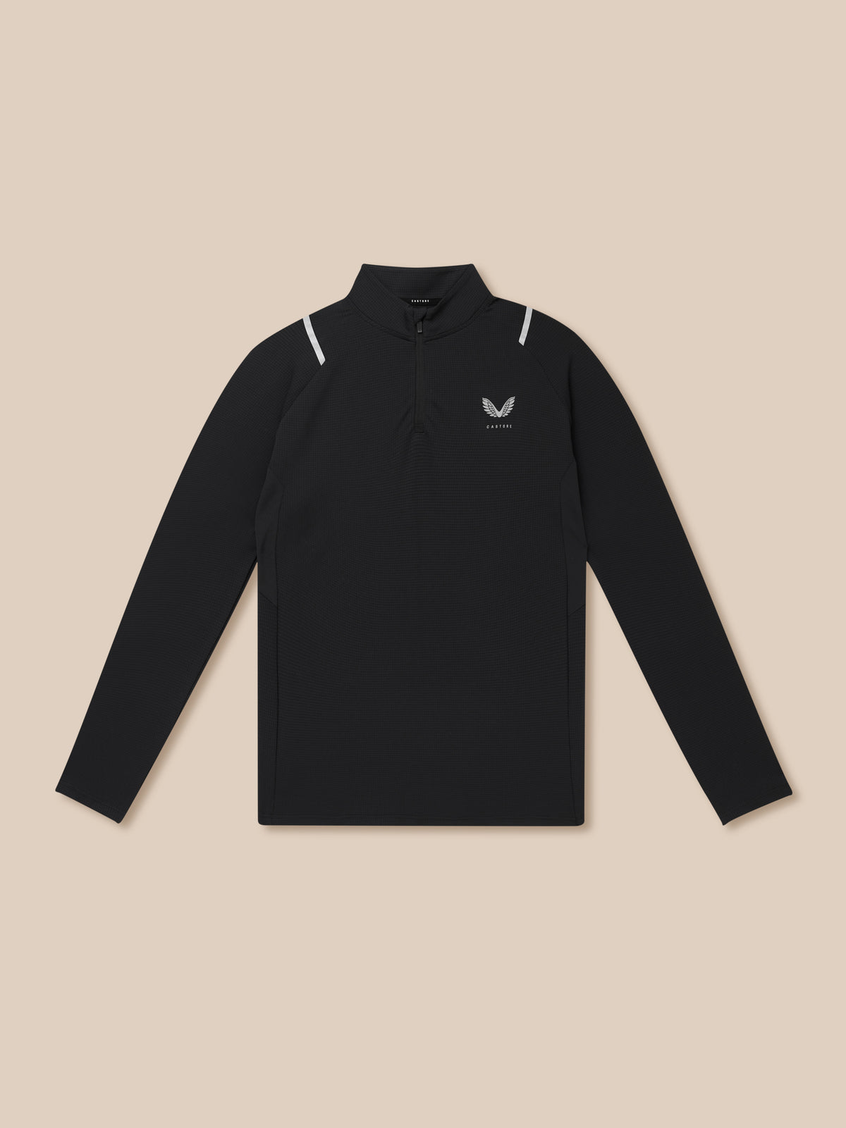 Apex Training 1/4 Zip Top - Black/Silver Reflective - Black