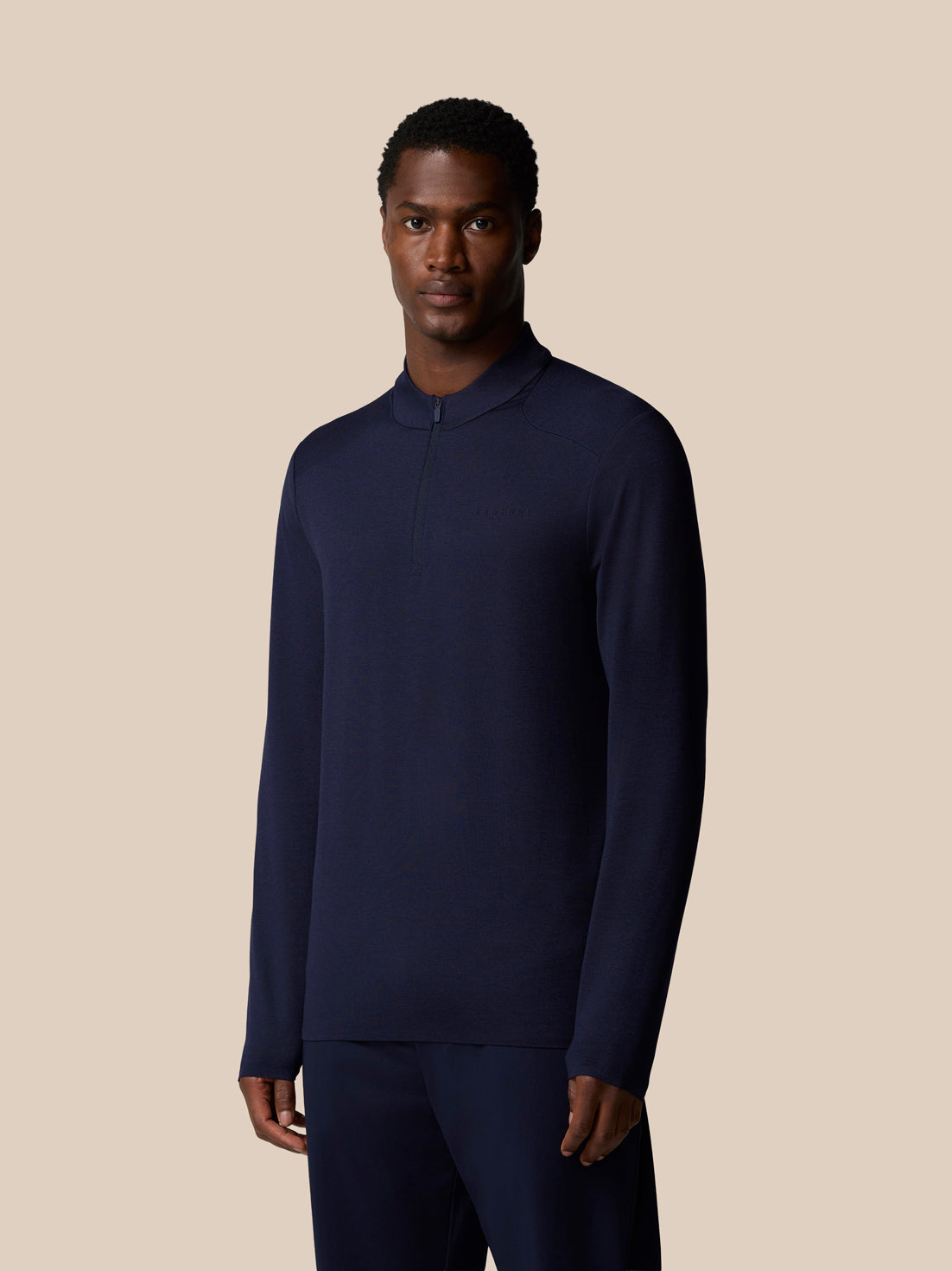 Elevated Lifestyle 1/4 Zip Top - Navy
