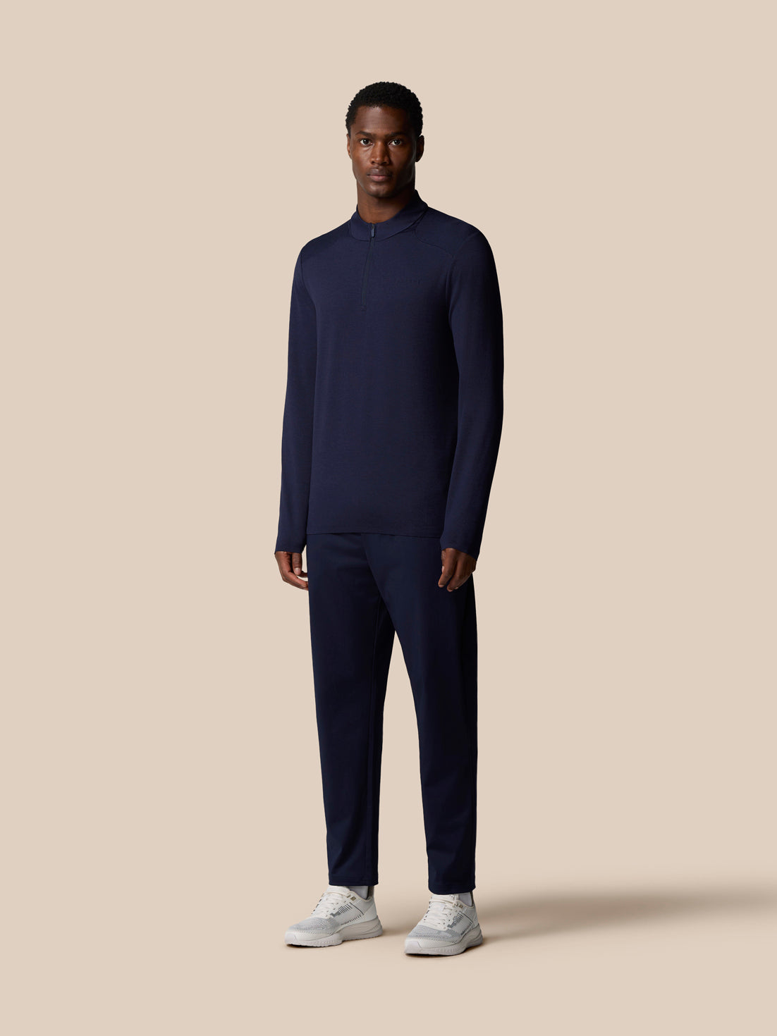 Elevated Lifestyle 1/4 Zip Top - Navy