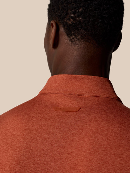 Elevated Lifestyle 1/4 Zip Top - Dark Rust