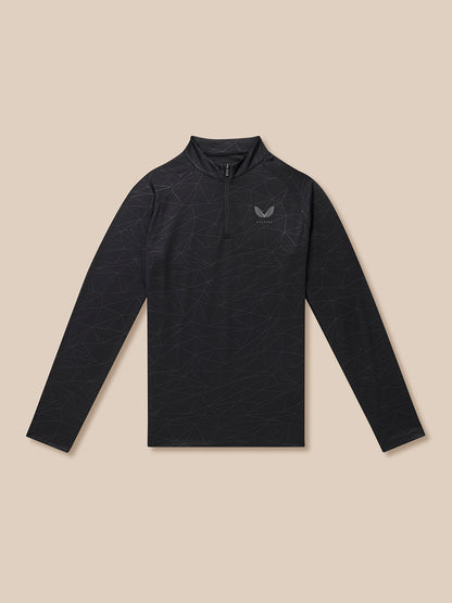 Adapt Training 1/4 Zip Top - Black