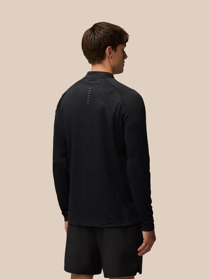 Adapt Training 1/4 Zip Top - Black