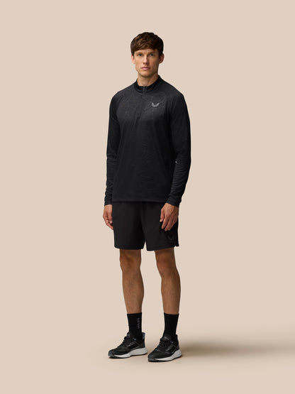 Adapt Training 1/4 Zip Top - Black