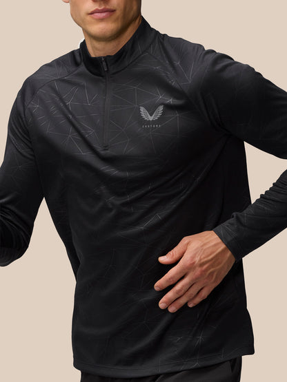 Adapt Training 1/4 Zip Top - Black