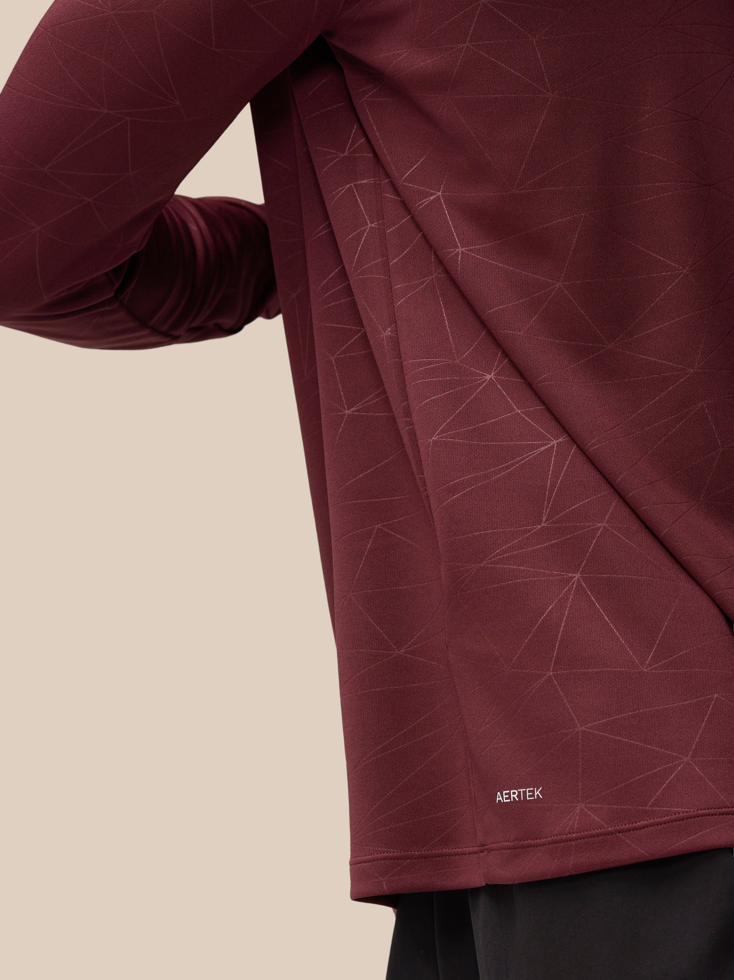 Adapt Training 1/4 Zip Top - Plum/Mint