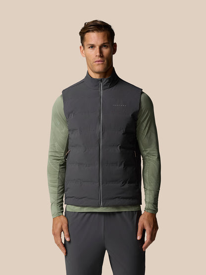 Zone Training LVS Insulated Gilet - Gunmetal/Black Reflective