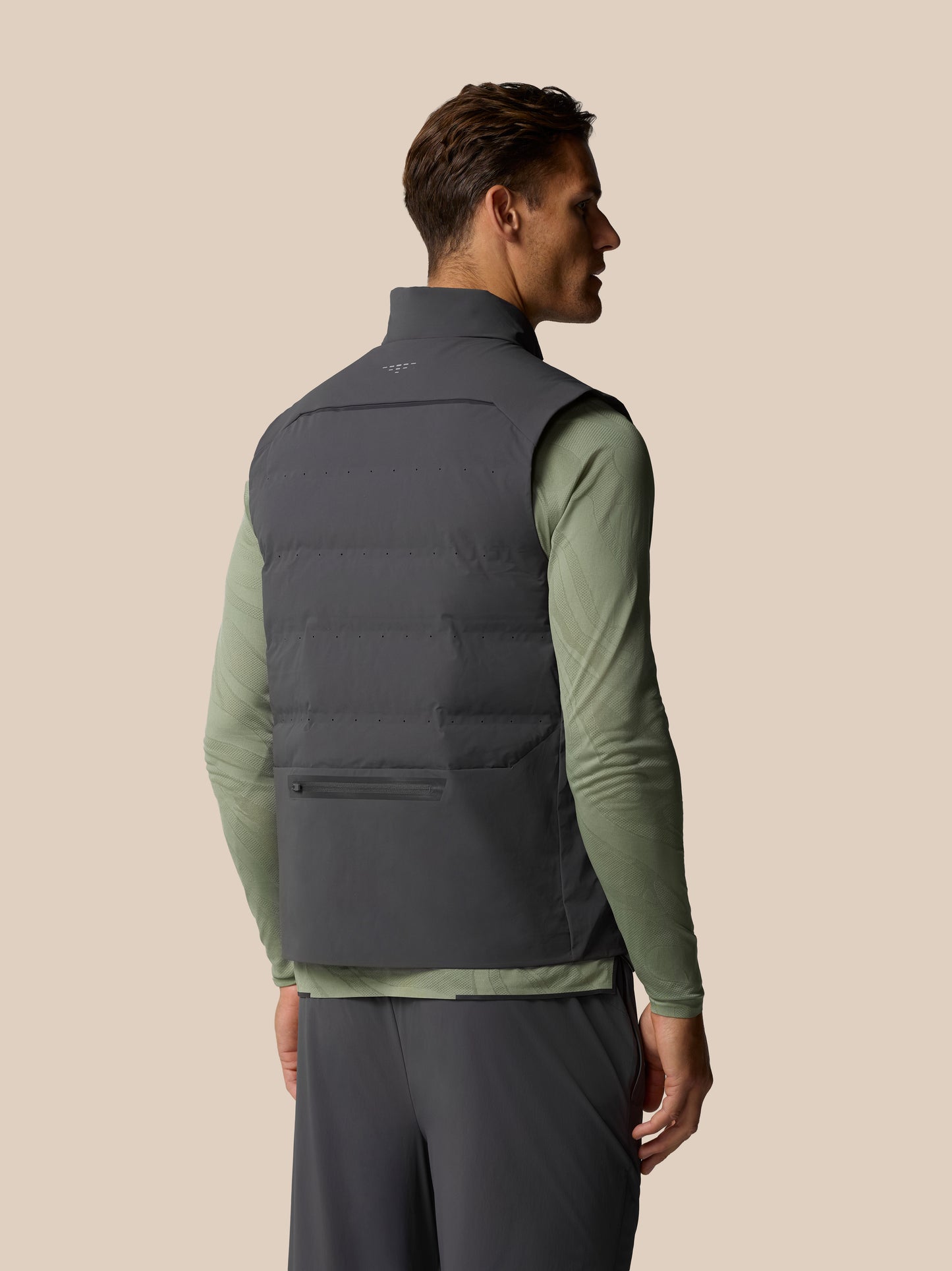 Zone Training LVS Insulated Gilet - Gunmetal/Black Reflective
