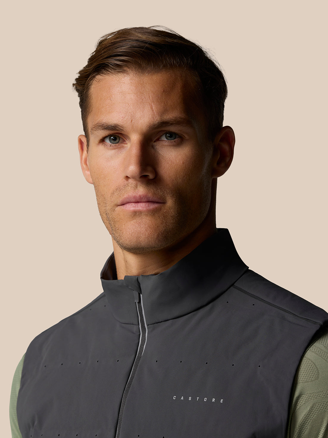 Zone Training LVS Insulated Gilet - Gunmetal/Black Reflective