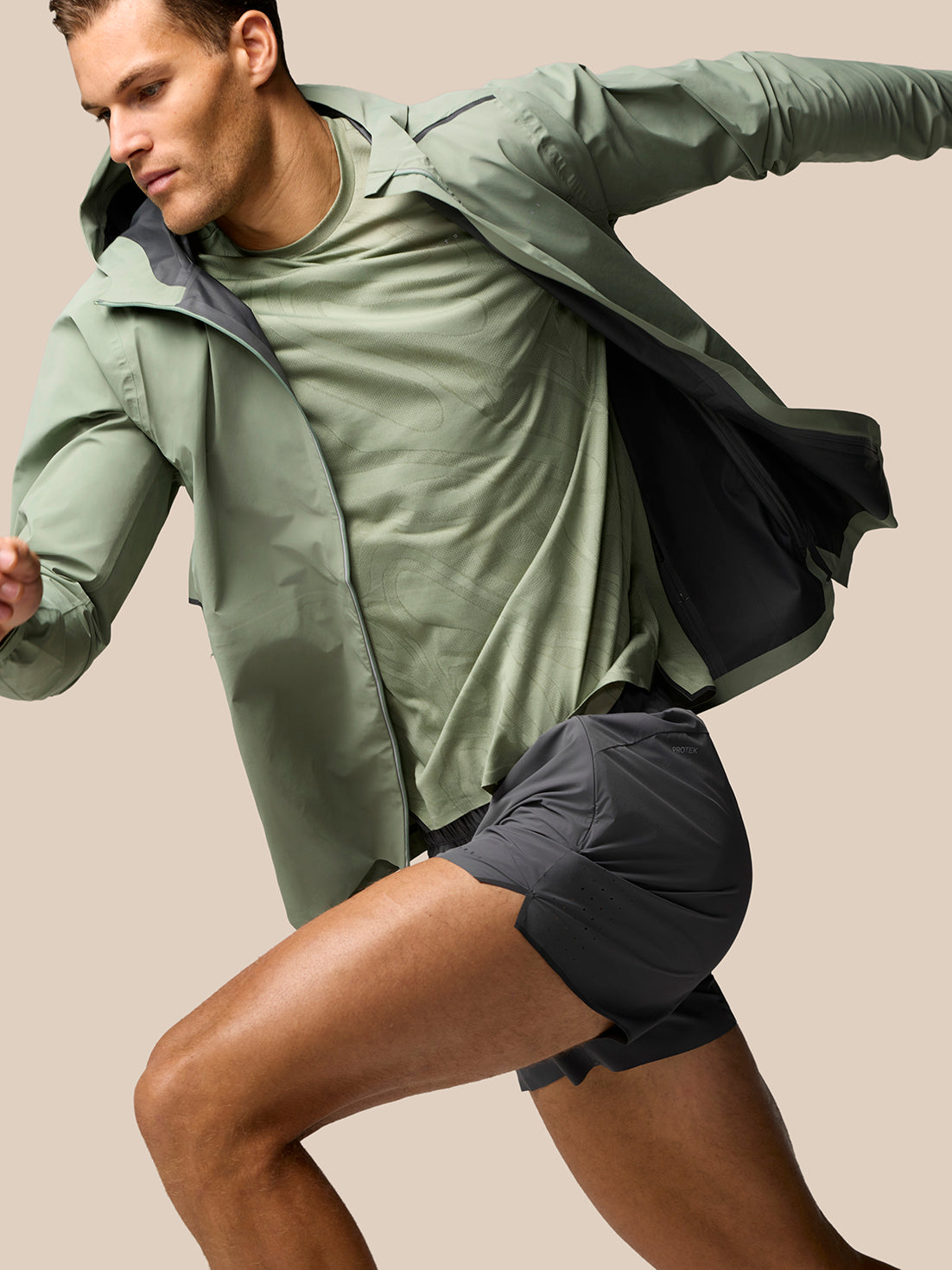 Zone Training LVS Jacket - Thyme/Black Reflective